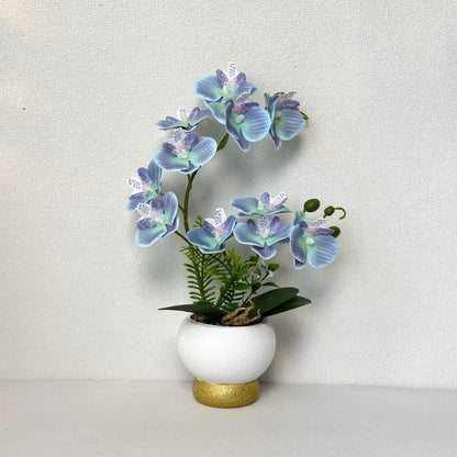 Künstliche Orchideenarrangement für Tischdekoration
