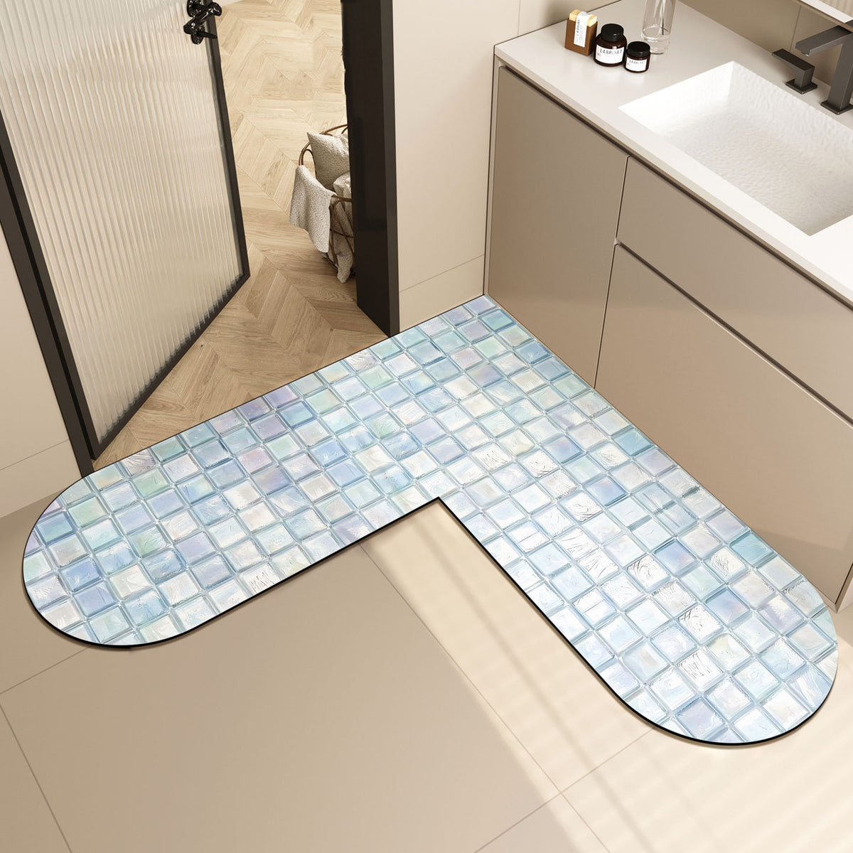 Memory Foam U-förmige Badmatte