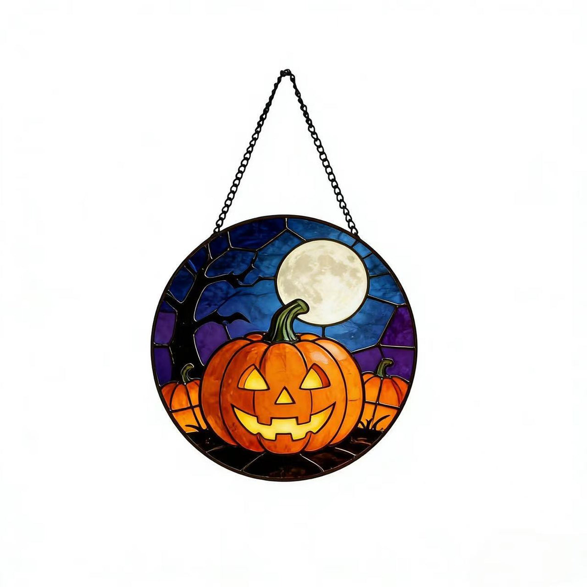 Dekorative Totenkopf Buntglas Wandkunst Brehn