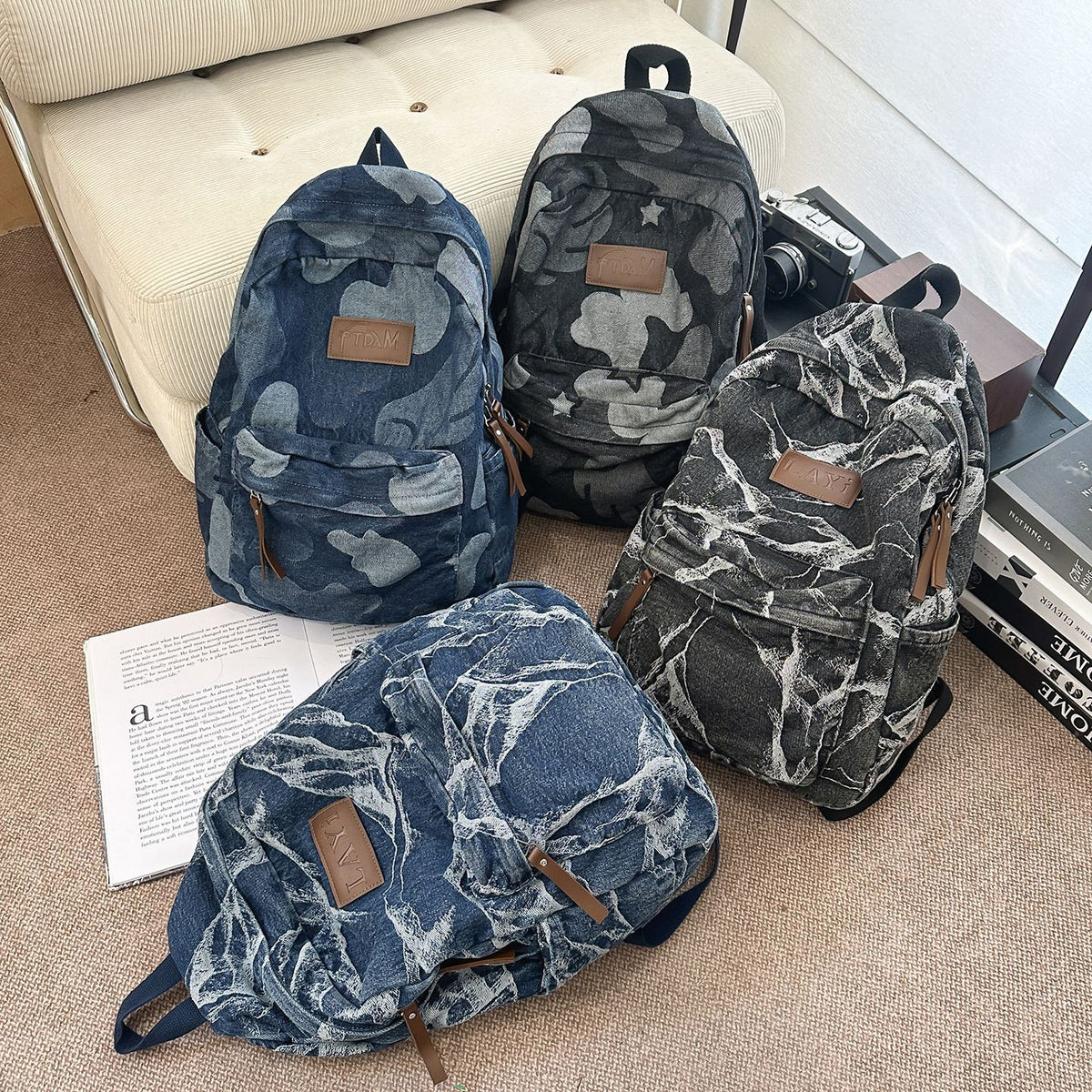 Urban-Style Multi-Pocket Rucksack Brehn