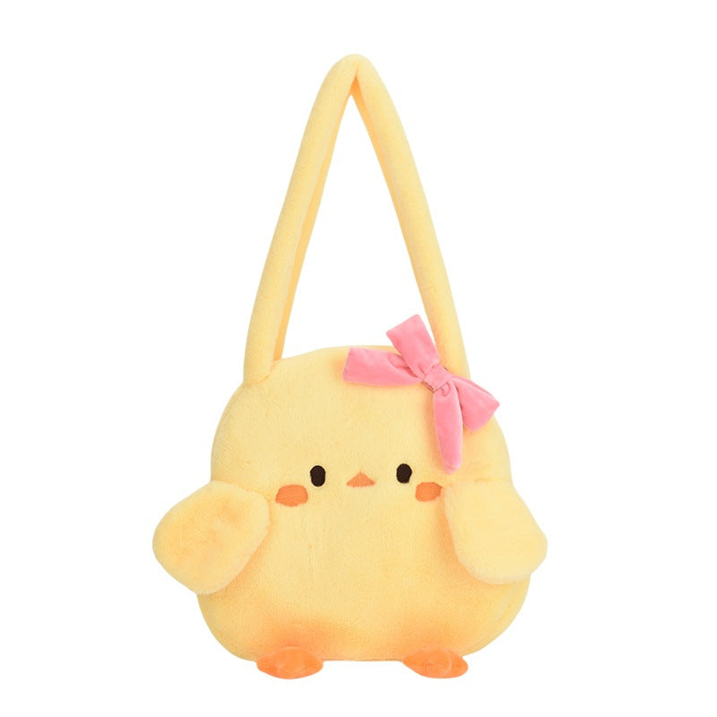 Kuschelige Plüschhandtasche Im Hühnchen-Design Brehn