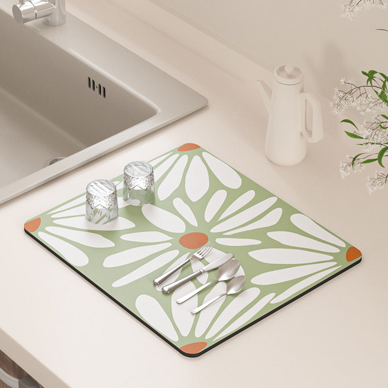 Floral Design Küchen Trockenmatte