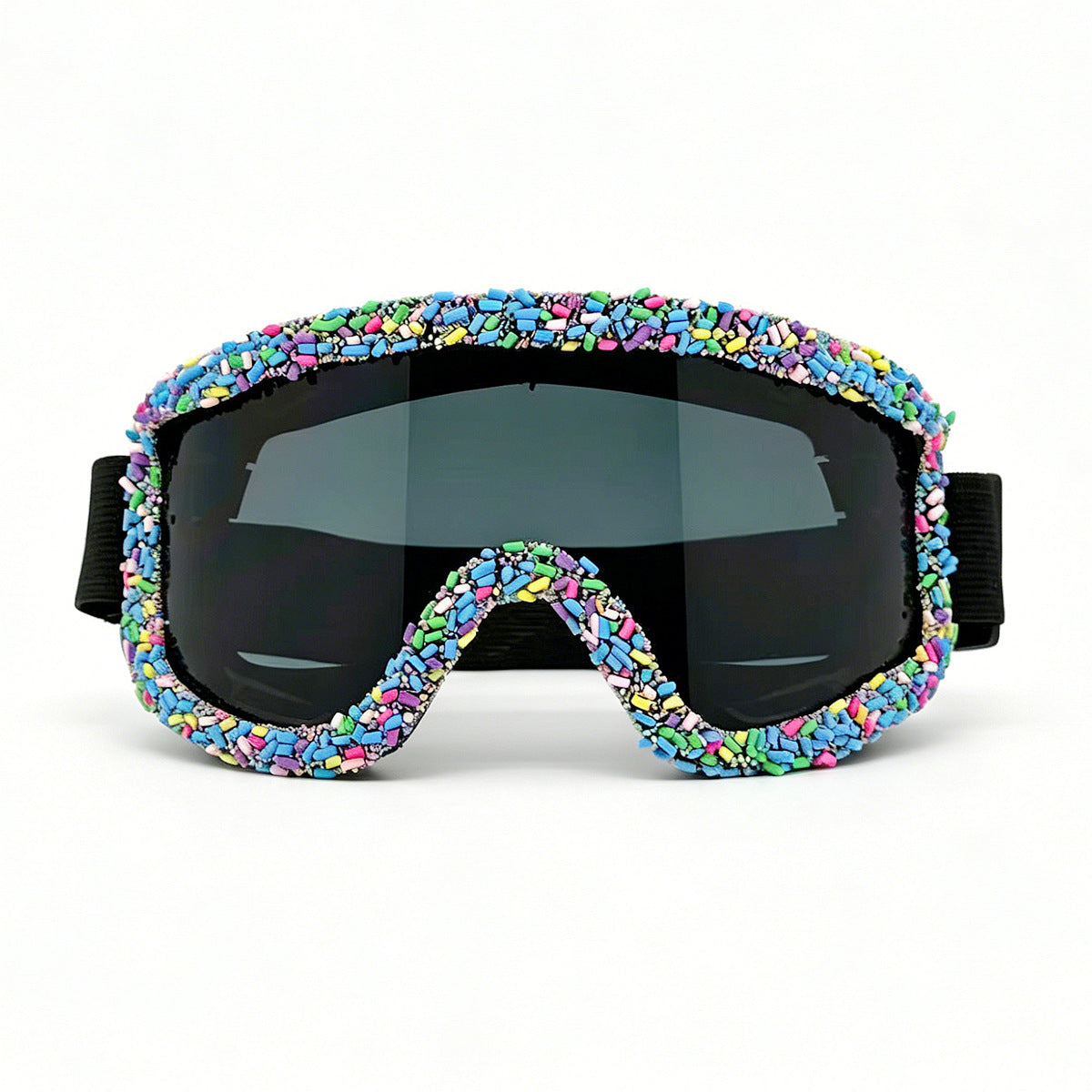 Damen Ski-Schutzbrille im kreativen Design mit bunten Akzenten Brehn