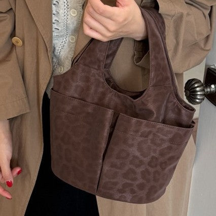 Stilvolle Faux-Leder Tragetasche