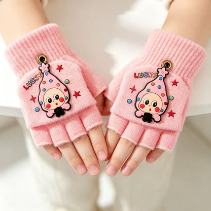 Verspielte Cartoon Fingersless Handschuhe Brehn