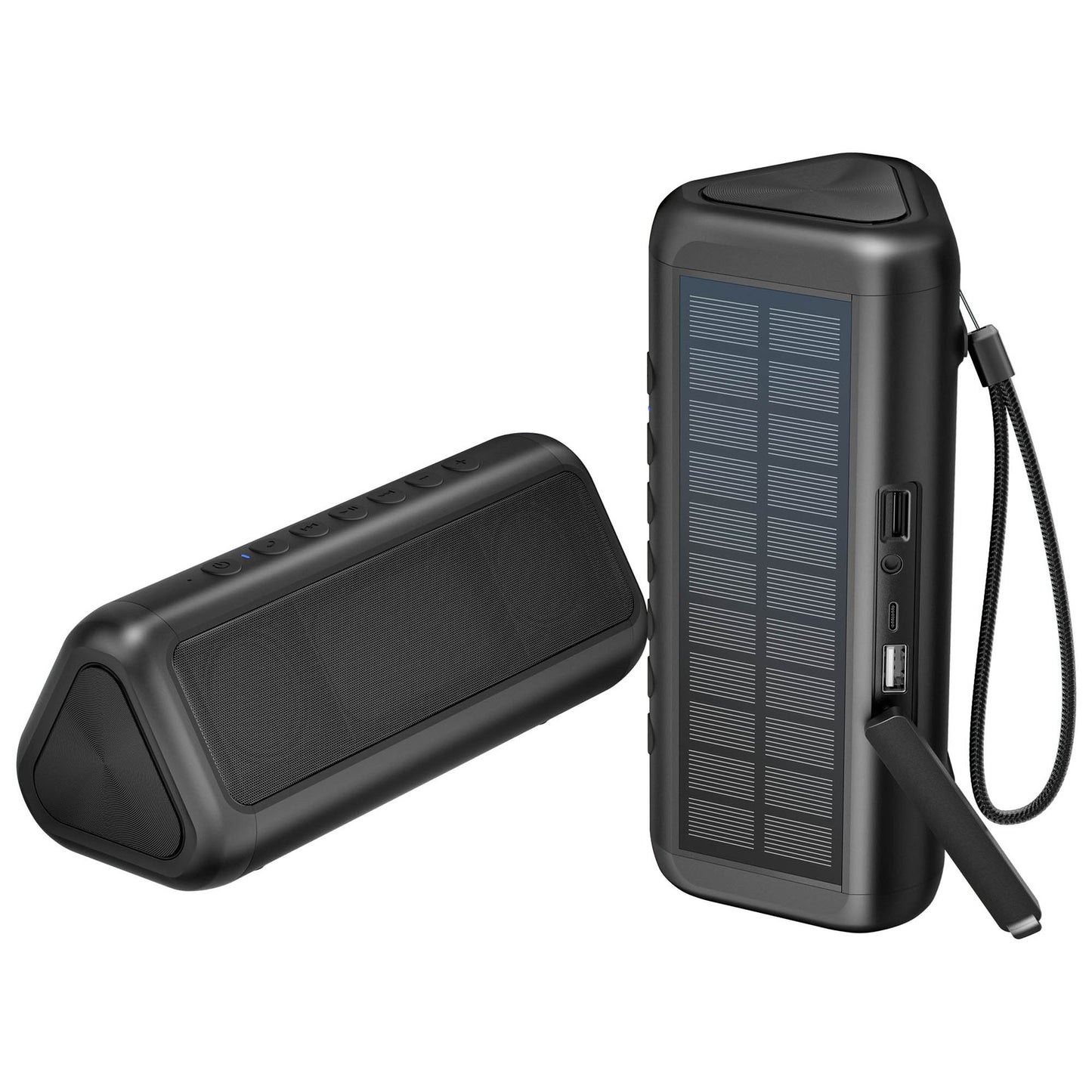 Tragbarer Bluetooth-Lautsprecher mit Solarladefunktion Brehn