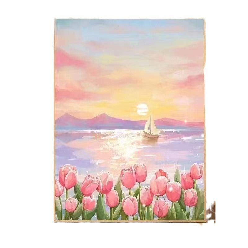 DIY Landschaft Malen nach Zahlen Kunstset Brehn