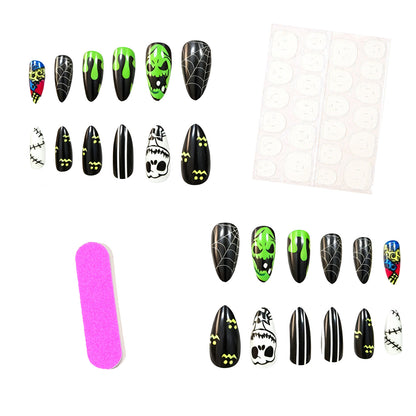 Halloween inspirierte Nagelkunst Brehn