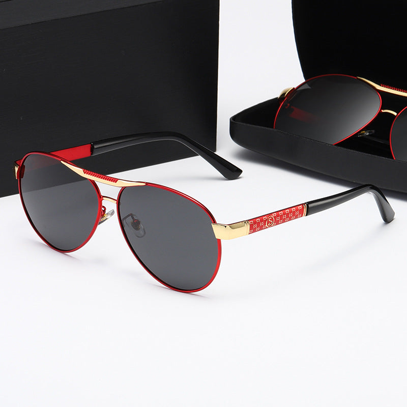 Damen elegante Metall-Sonnenbrille Brehn