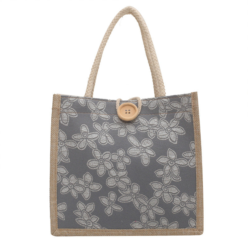 Elegante florale bestickte Tasche