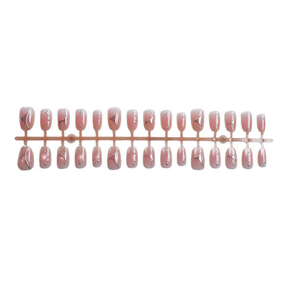 Elegantes Press-On-Nagelset mit hochwertigem Design