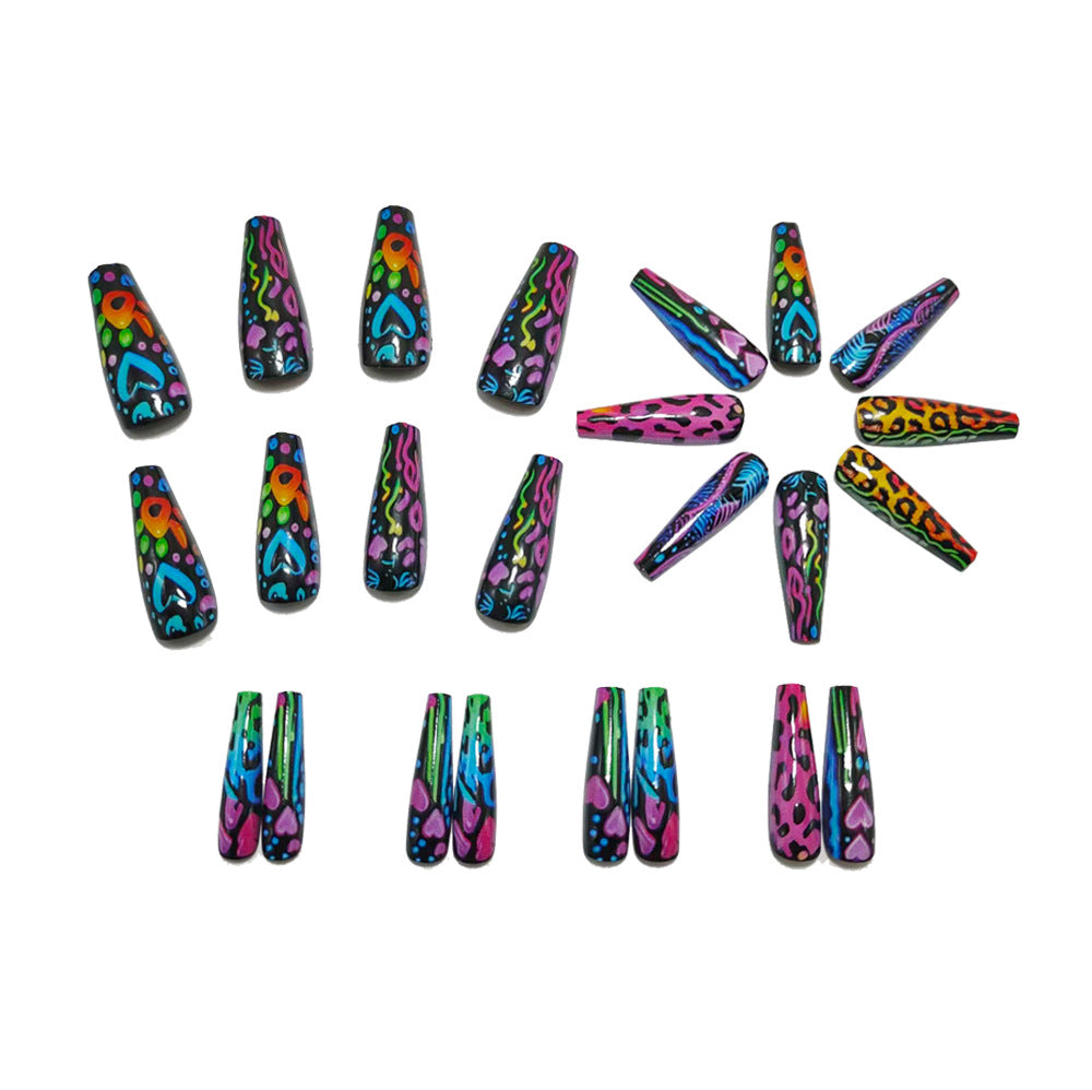 Trendige Neon Nagelkunst Brehn