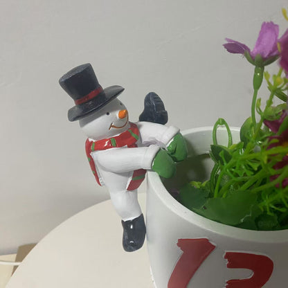 Dekorative Schneemann Pflanzendeko Brehn