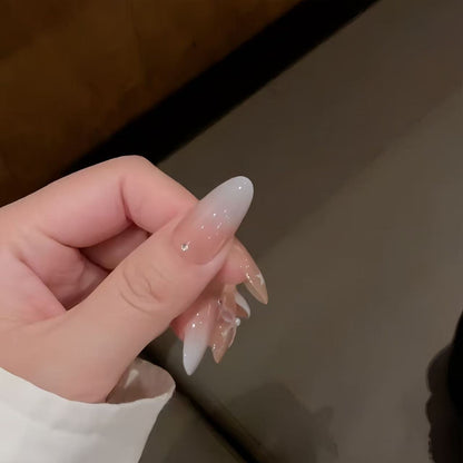 Glitzer-Gradient-Nagelerweiterungen