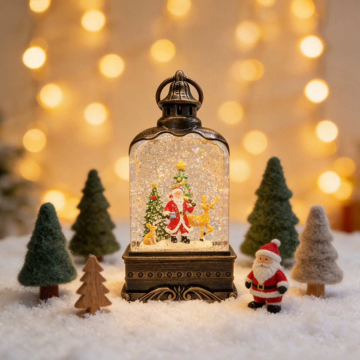 Lichterspiel Schneekugel Brehn