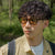 Herren Retro Quadrat Sonnenbrille Brehn