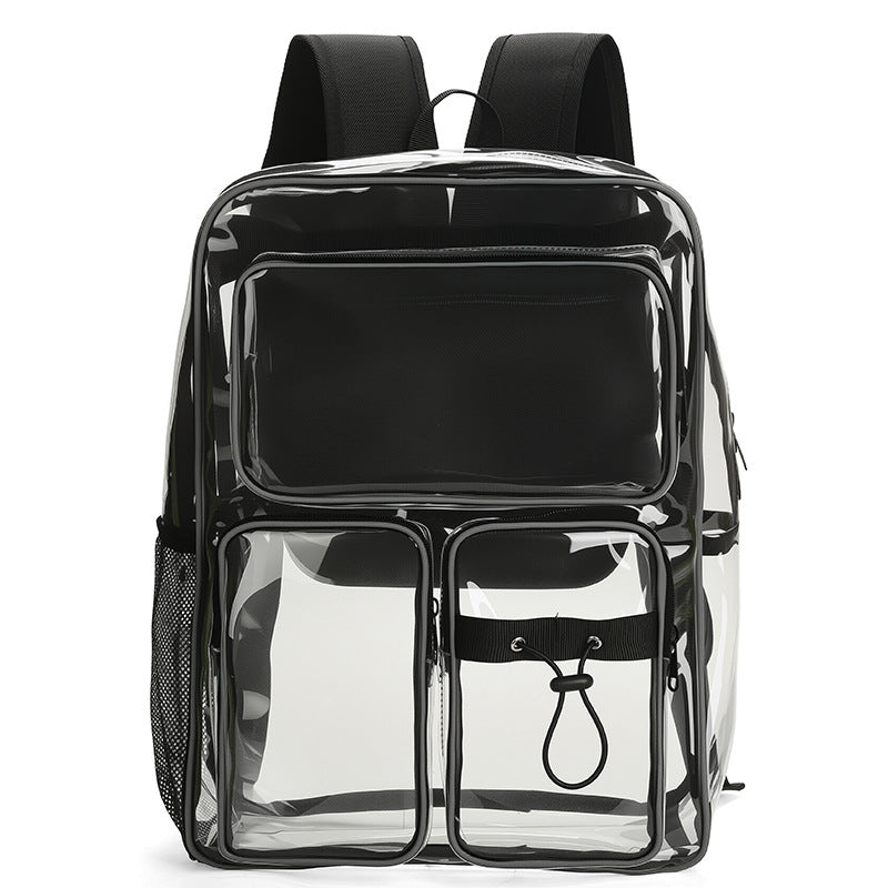 Transparente Schulrucksack mit Mehreren Fächern Brehn