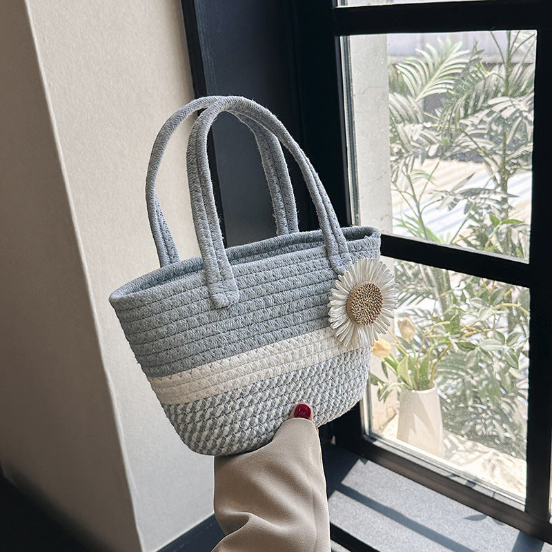 Handgefertigte Strohtote Tasche  1790617096