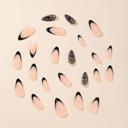 Künstlerische Stiletto Nagelkunstverlängerungen Brehn