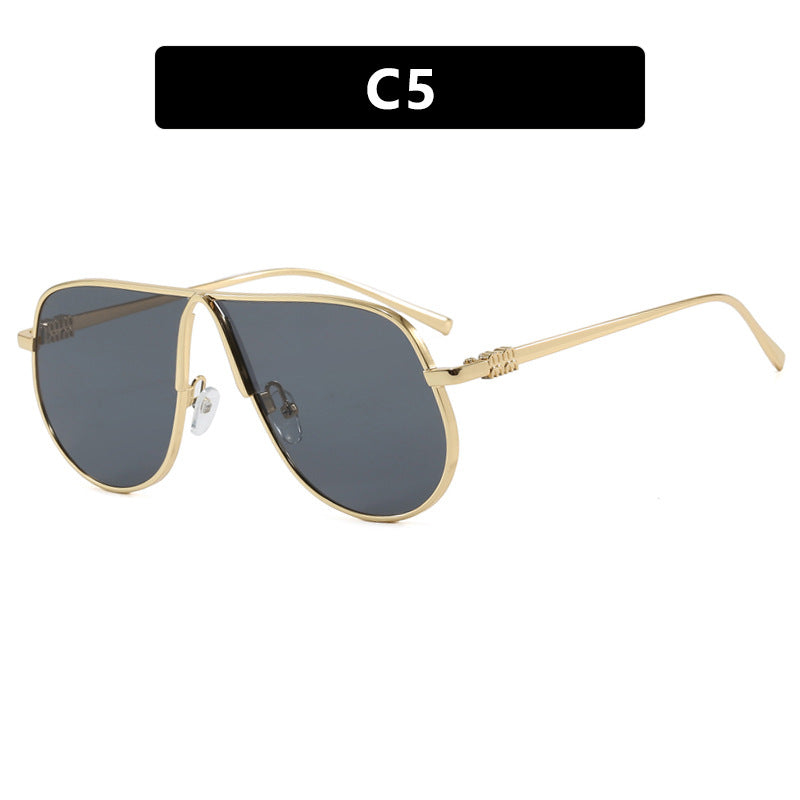 Damen Pilotensonnenbrille mit hochwertigem Metallrahmen und polarisierten Gläsern Brehn