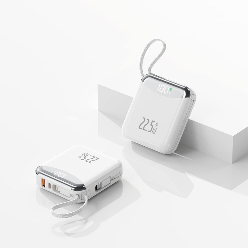 Kompakte Schnelllade-Powerbank mit LED-Anzeige Brehn