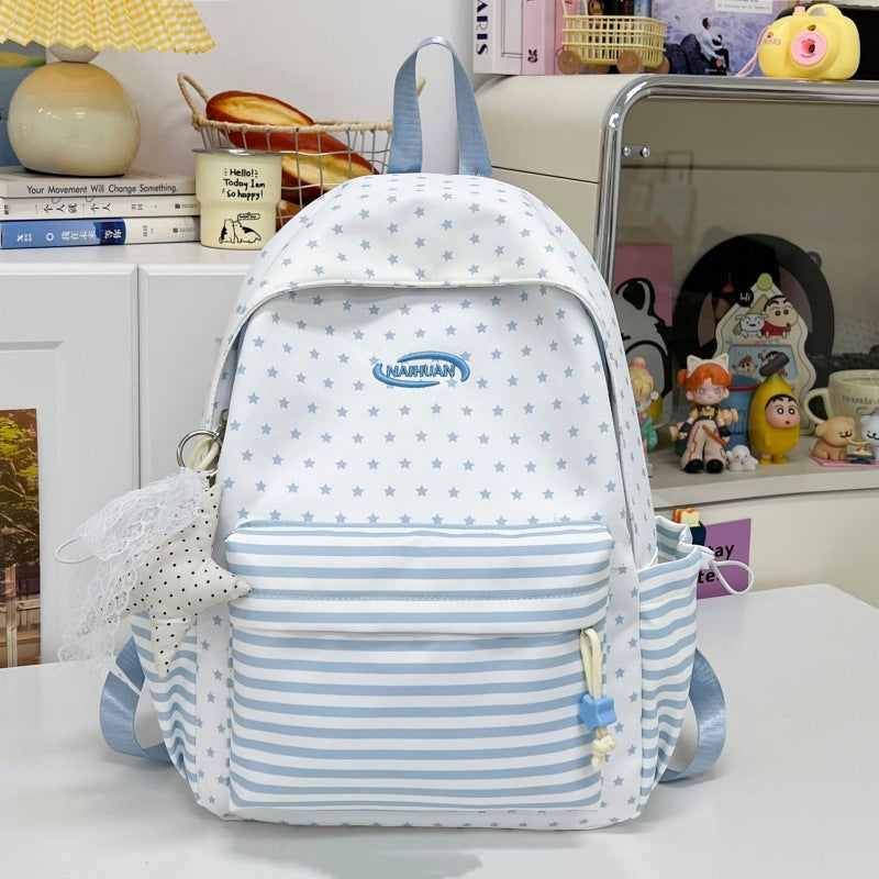 Stylischer Sternmuster Casual Rucksack Brehn
