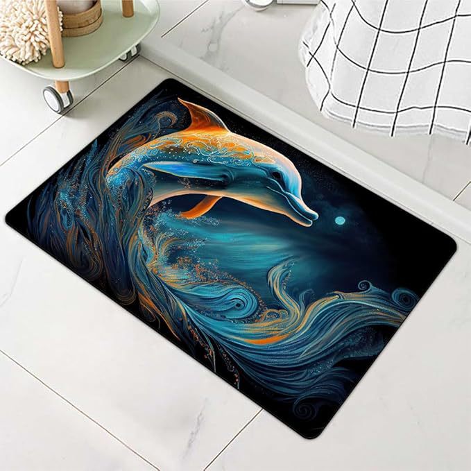 Stylische Wasserabweisende Badematte Brehn