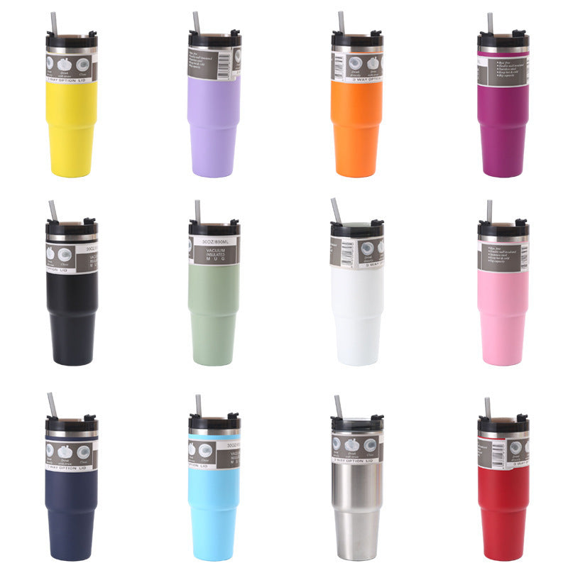 Damen Thermobecher mit 3-in-1-Deckel Brehn