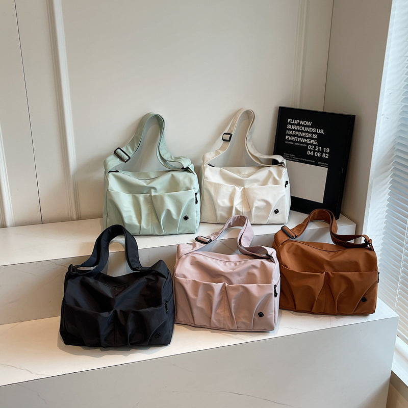 Stylische Mehrfachfach Schultertasche Brehn