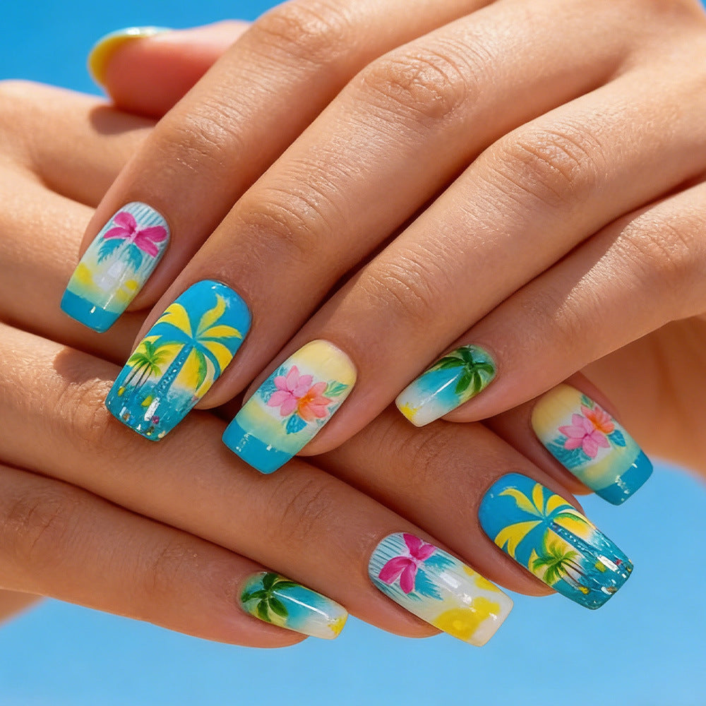 Künstlerische Tropenparadies Nagelkunst Brehn