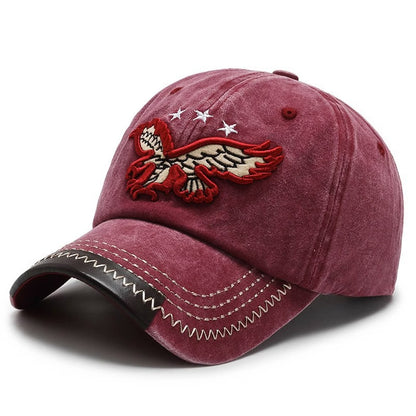 Herren Vintage Bestickte Baseballmütze Brehn