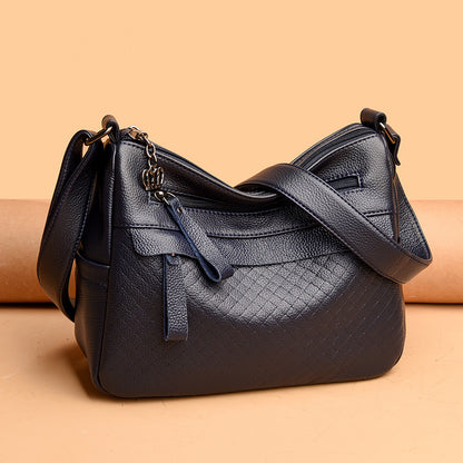 Texturierte gesteppte Schultertasche Brehn