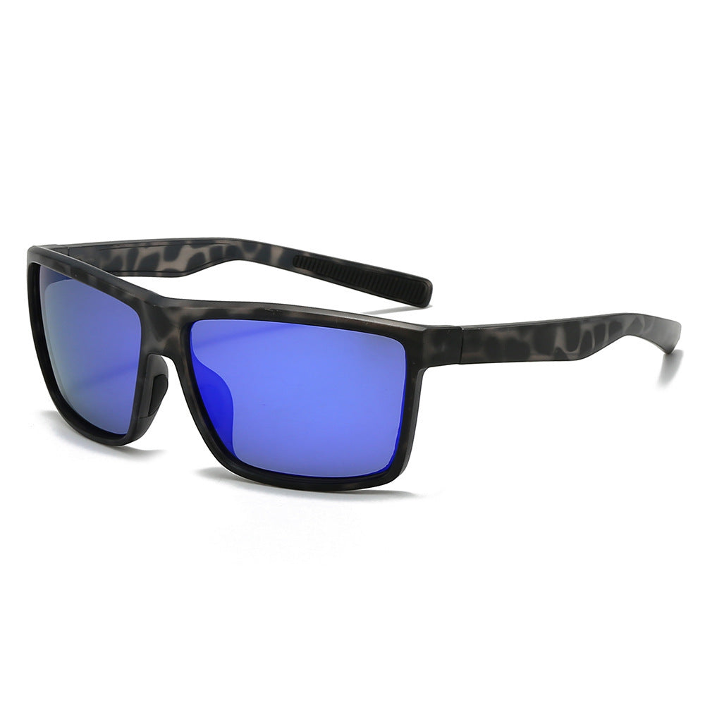 Herren Sportliche Sonnenbrille mit hochreflektierenden Gläsern und elastischem Rahmen Brehn