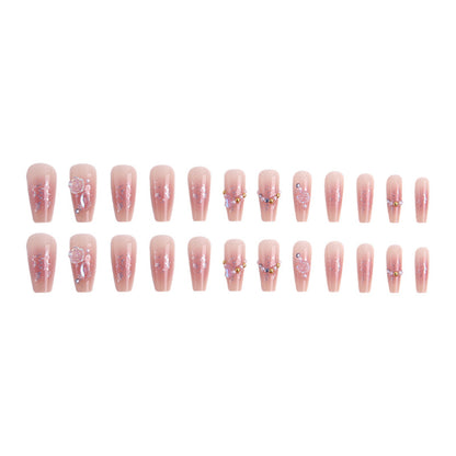 Elegantes Press-On Nagelset  1790956126