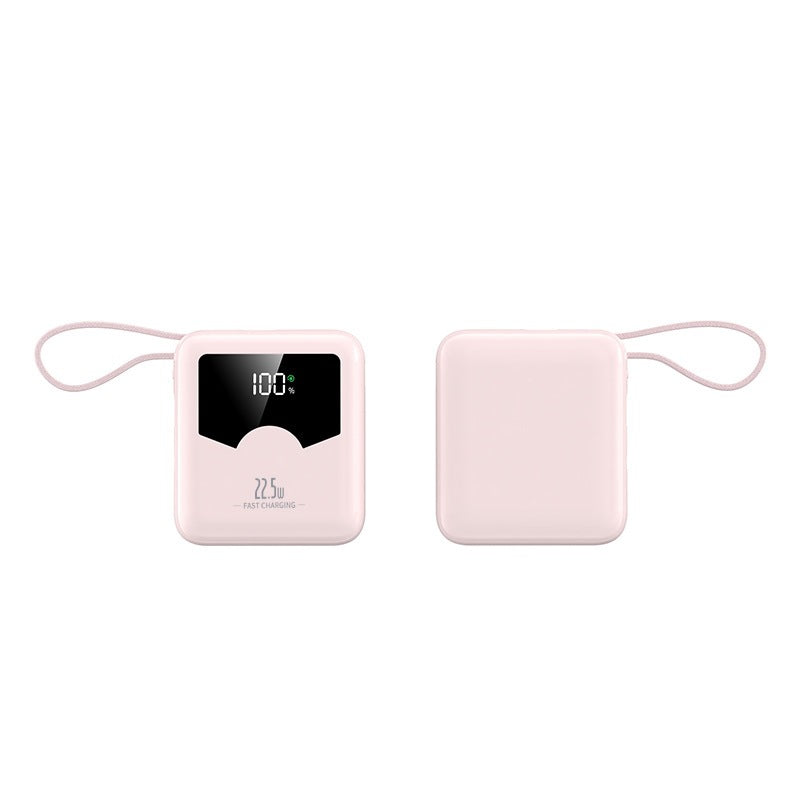 Tragbare Powerbank mit digitaler Ladeanzeige und Schnellladefunktion Brehn
