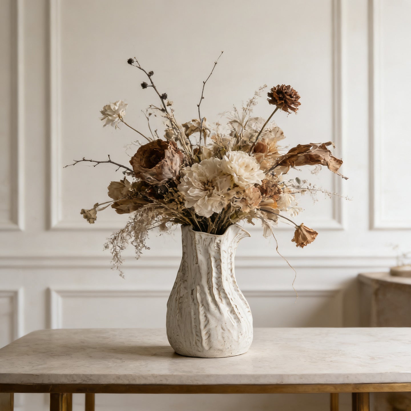 Handgefertigte Texturierte Keramische Dekorative Vase
