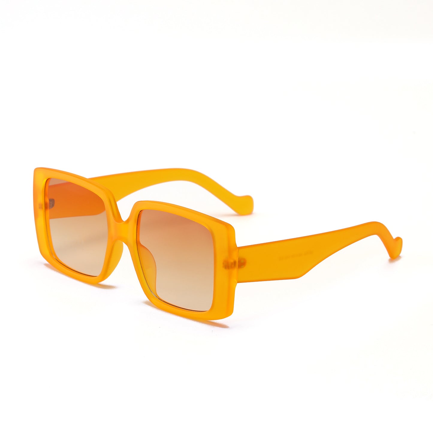 Damen moderne quadratische Sonnenbrille mit verspiegelten Gläsern Brehn