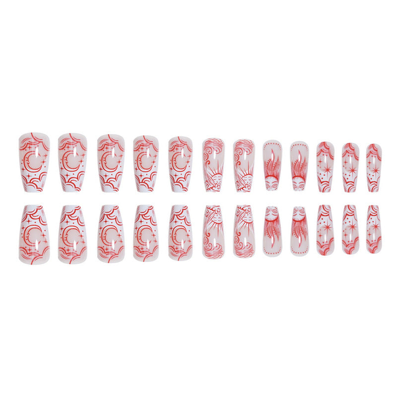 Künstlerische Lange Press-On Nagelverlängerungen Brehn 1787913911
