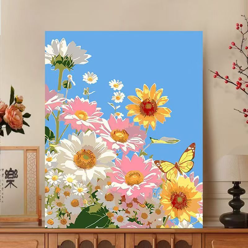 Floral Impressionist Leinwanddruck Brehn