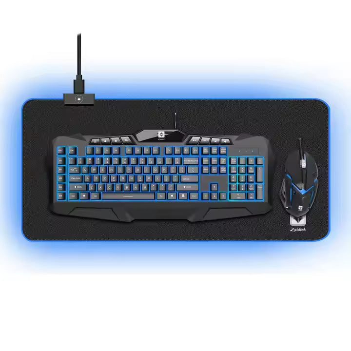 Gaming-Tastatur und Präzise Maus-Set Brehn