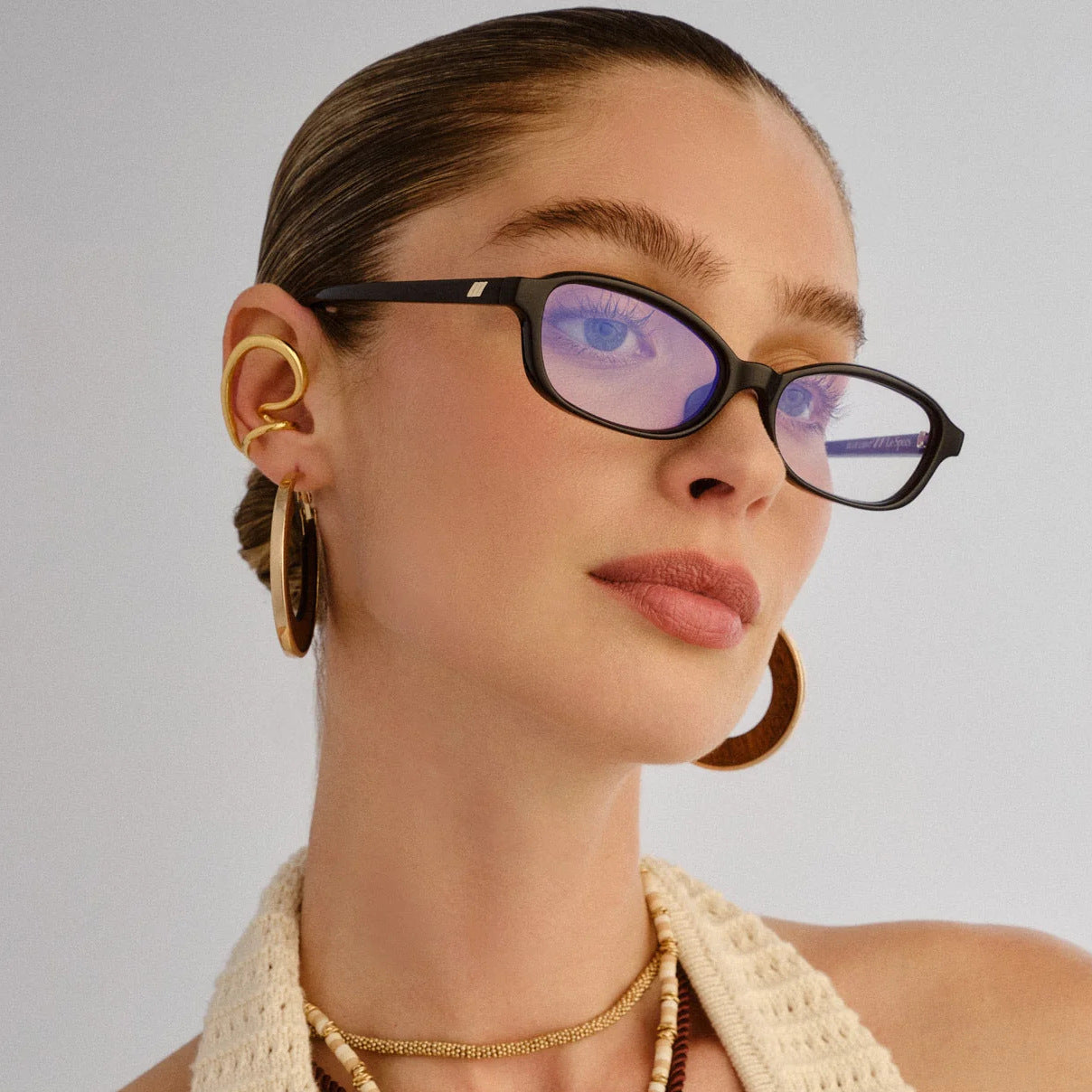 Damen modische Sonnenbrille im stilvollen Ovaldesign mit UV-Schutz Brehn