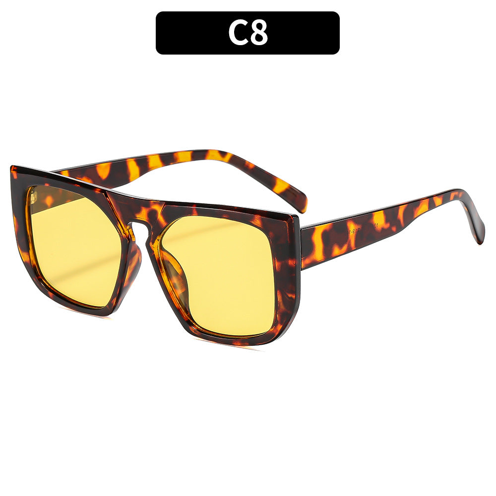 Chice Übergroße Quadratische Sonnenbrille