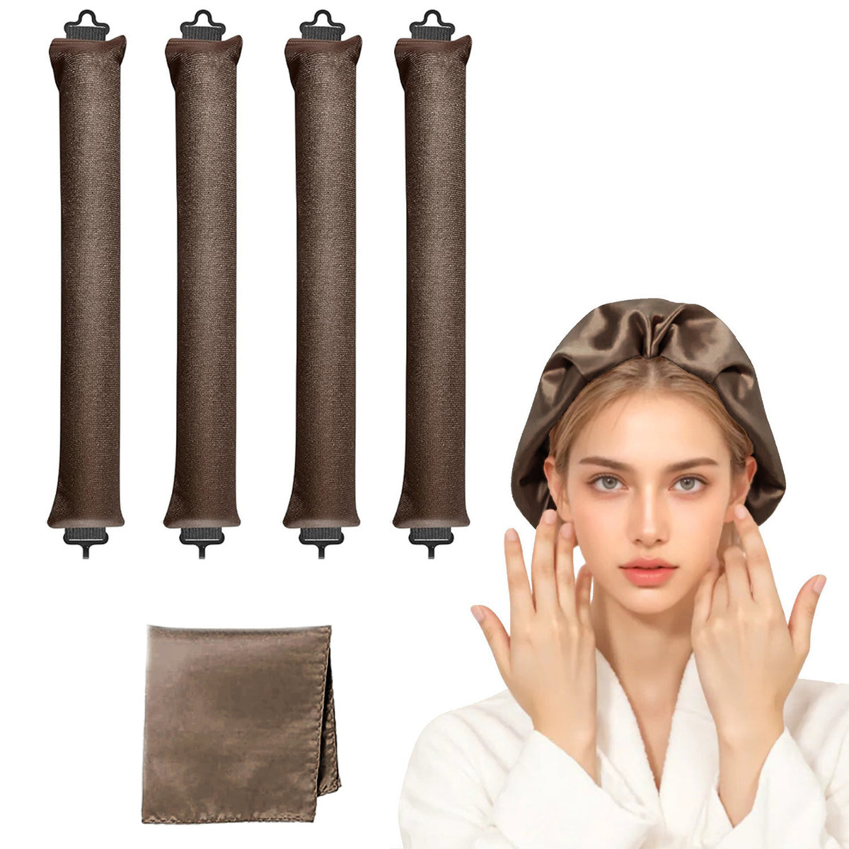 Hitzefreies Lockenstab-Set