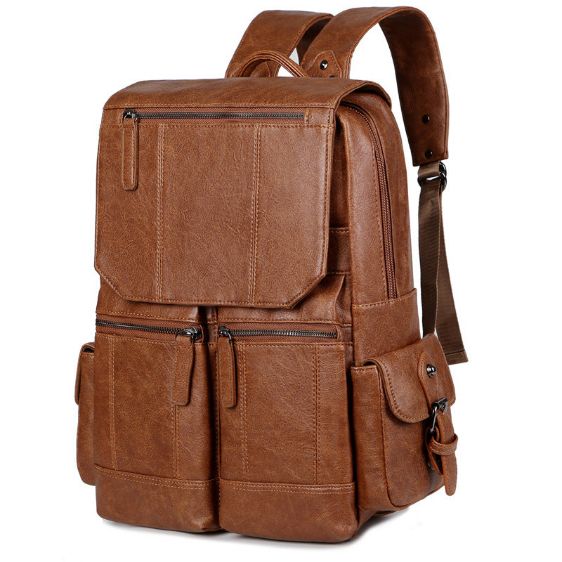 Vintage Leder Rucksack Brehn