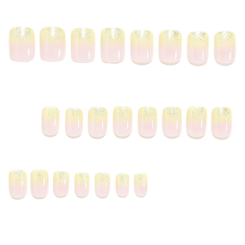 Elegante Ombre Druck-Nagelset Brehn
