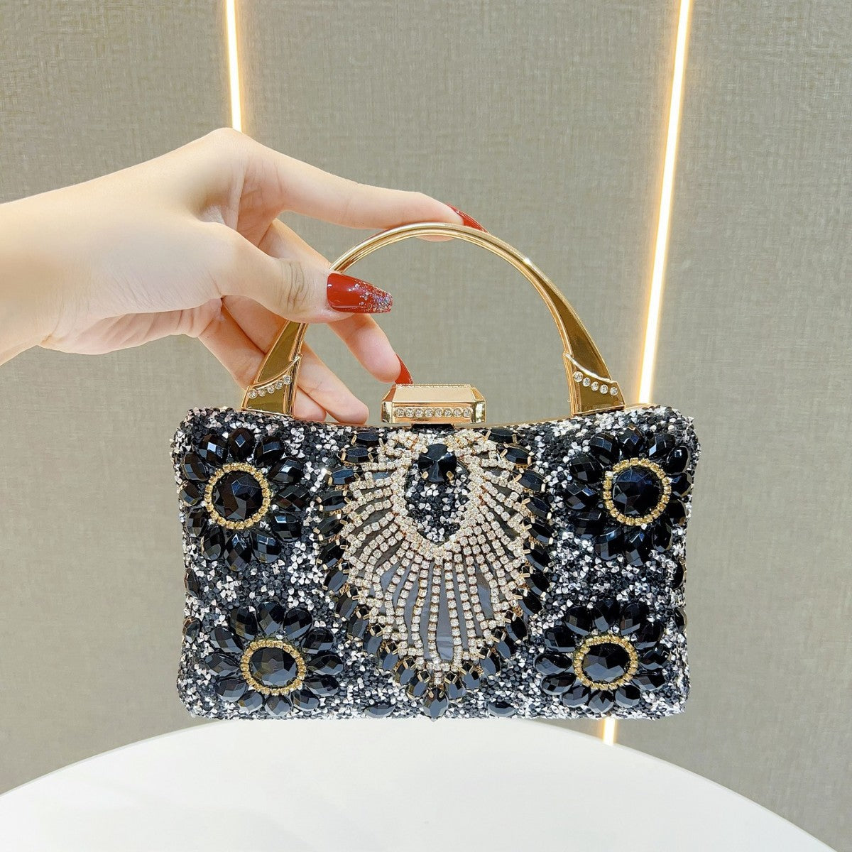 Dekorative Abend-Clutch