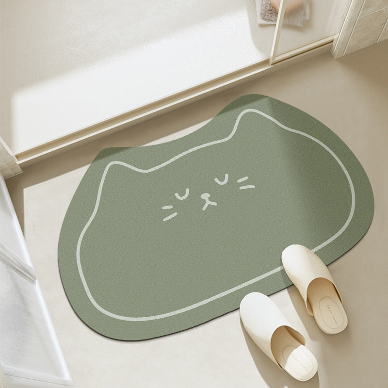 Katzen-Themen-Badmatte