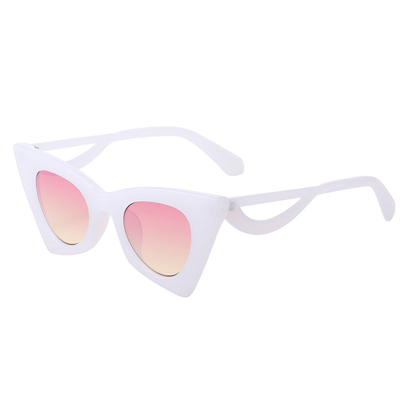 Damen Cat-Eye Sonnenbrille mit eleganten Design-Elementen Brehn