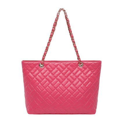 WoQuilted Tote Bag mit Kettengriffen Brehn