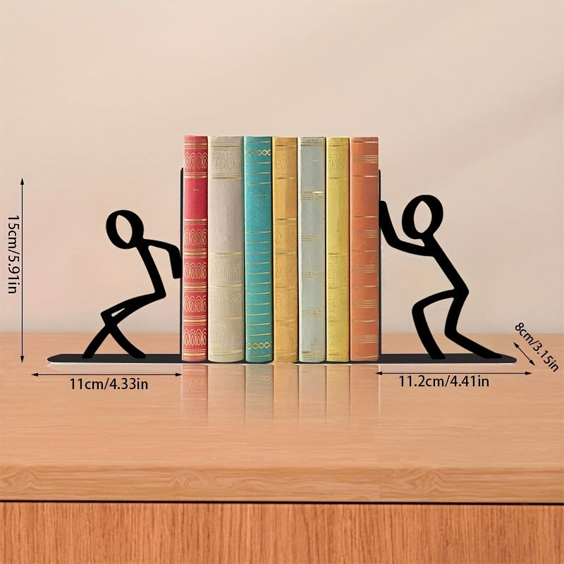 Dekorative Buchstützen mit verspieltem Figuren-Design